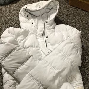 Kids Abercrombie White Winter Coat